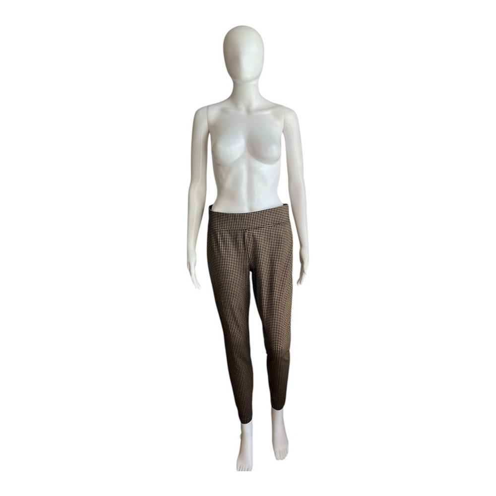 Old Navy Stylish Brown Houndstooth Women's Pants Size M